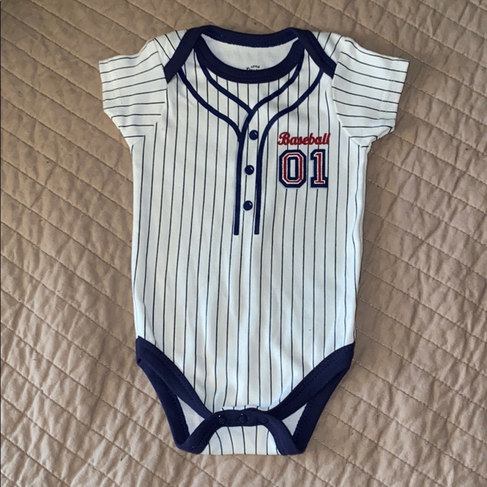 Baseball onesie